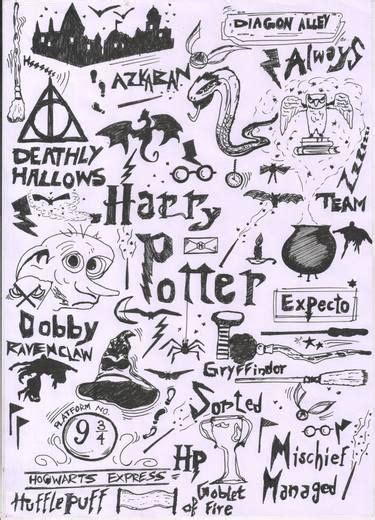 harry potter doodle | Harry potter painting, Harry potter art, Harry ...