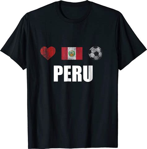 Peru Football Shirt - Peru Soccer Jersey Kids 6 Navy: Amazon.co.uk ...