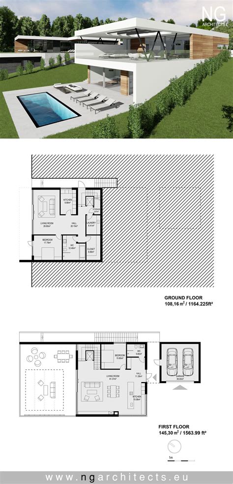 modern villa designed by NG architects www.ngarchitects.eu | Modern villa design, Villa plan ...