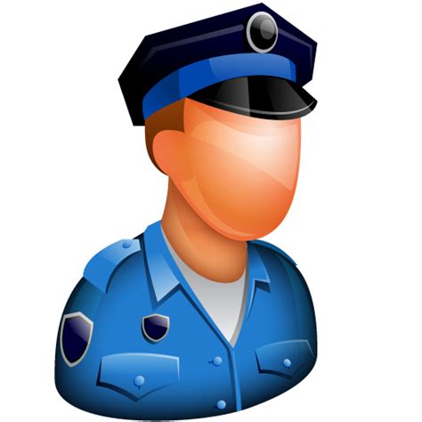 Policia avatar persona - Iconos Avatares y Emoticonos