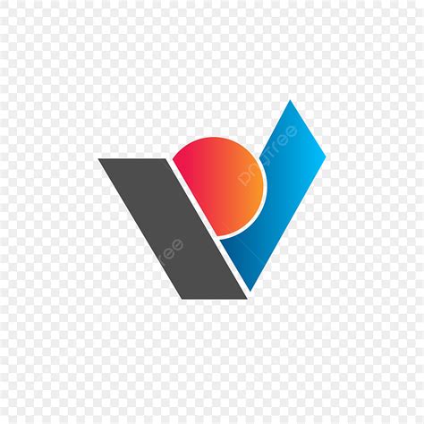 Letter V Logo Vector Hd Images, V Letter Logo Design, V, V Logotype PNG ...