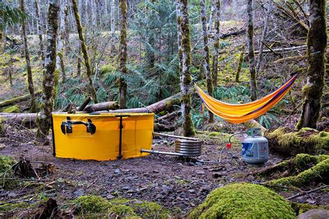 A portable hot tub. | Portable hot tub, Camping lanterns, Hot tub