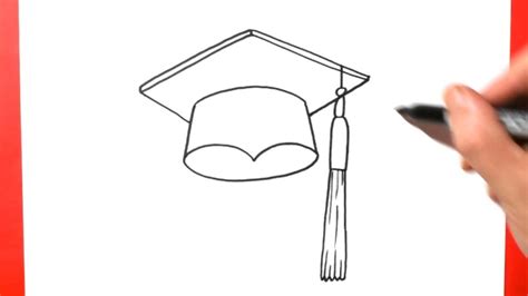 How to Draw a Graduation Hat | Easy Step by Step Drawing Tutorial - YouTube