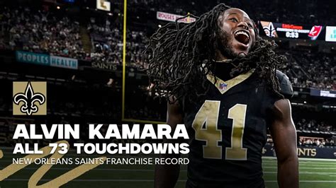 Watch all 73 of Alvin Kamara's touchdowns for Saints franchise record