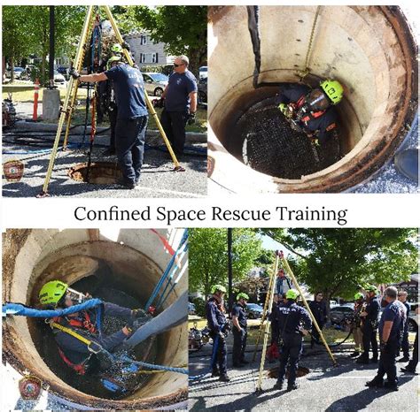 Confined Space Rescue Training is in progress this week - Fire Department - City of Cambridge ...