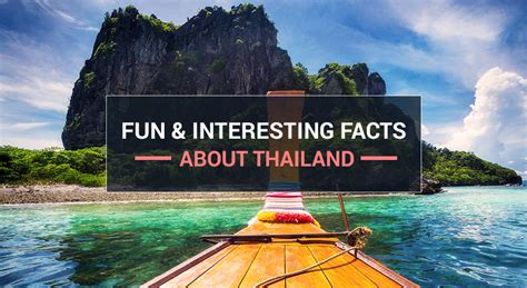 Fun & Interesting facts about Thailand