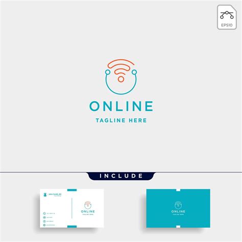 online course logo design vector internet learning symbol sign 2472547 Vector Art at Vecteezy