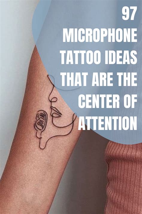 97 Microphone Tattoo Ideas That Are The Center of Attention - Tattoo Glee