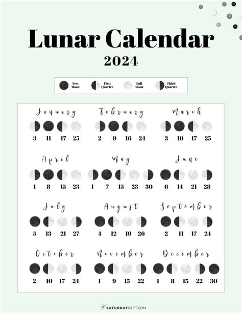 Printable Full Moon Schedule 2024 - Dede Sisely