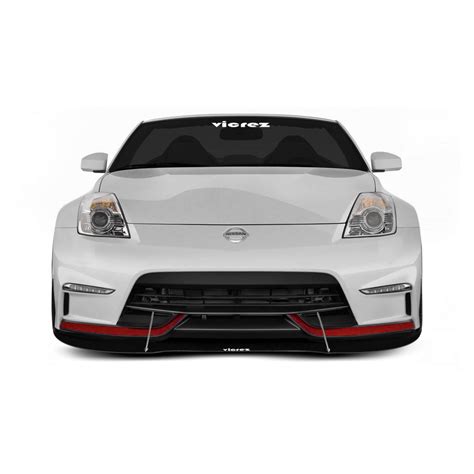 Vicrez VZ Front Bumper Lip Splitter vz101775 | Nissan 350z & 370z Nismo