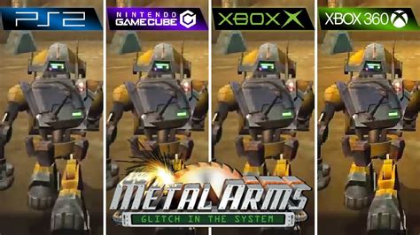 Metal Arms Glitch in the System (2003) PS2 vs GameCube vs XBOX vs XBOX 360 (Graphics Comparison ...