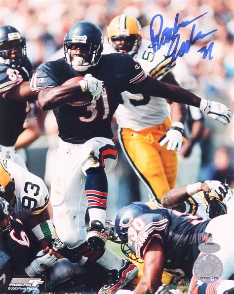 Rashaan Salaam Signed Bears 8x10 Photo (Schwartz COA) | Pristine Auction