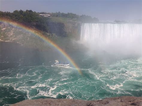 Rainbow at Niagara Falls | Niagara falls, Niagara, Natural landmarks