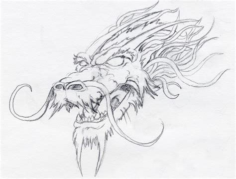 Dragon head | Dragon head drawing, Dragon sketch, Dragon drawing