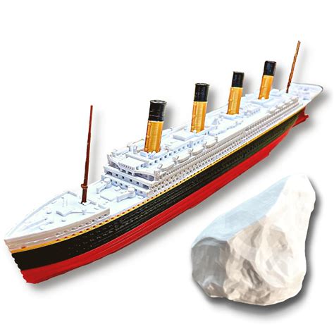 Buy Sands3D RMS Titanic Model Ship 1 Ft Long Assembled Titanic Toys For Kids, Historically ...