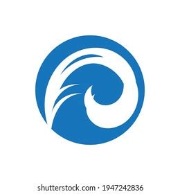 Ocean Wave Logo Vector Illustration Design Stock Vector (Royalty Free ...