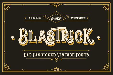 Blastrick Modern Vintage Font - LTHEME