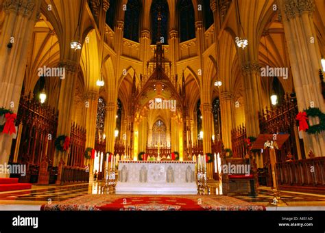 St Patricks Cathedral, Interior Stock Photo - Alamy