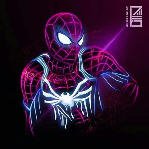 Spiderman Neon Wallpapers - Top Free Spiderman Neon Backgrounds ...