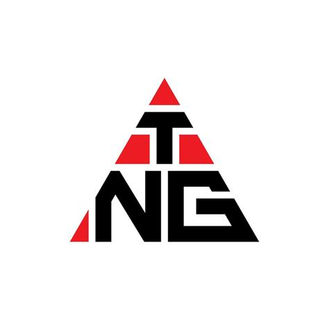 TNG triangle letter logo design with triangle shape. TNG triangle logo design monogram. TNG ...