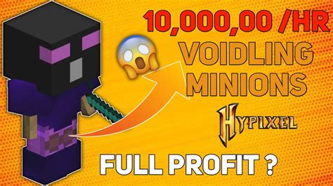 VOIDLING MINIONS worth it? | Hypixel Skyblock | #Voidlingminion - YouTube