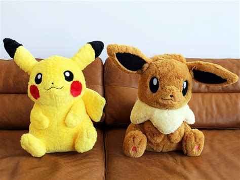 Pokemon Center’s Life Size Fluffy Pikachu And Eevee Plush Up For Grabs ...