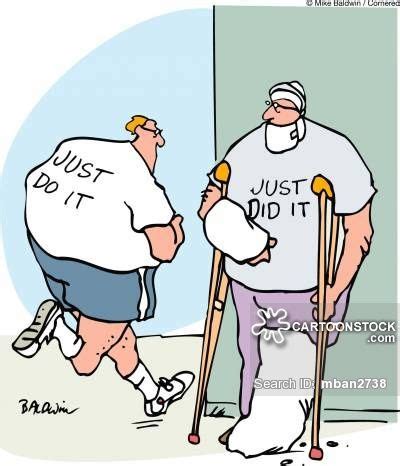 Crutches Cartoons and Comics | Medical jokes, Funny cartoons, Humor