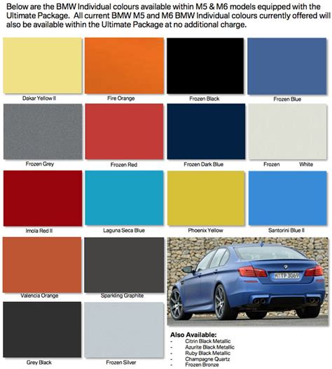 Bmw m color names