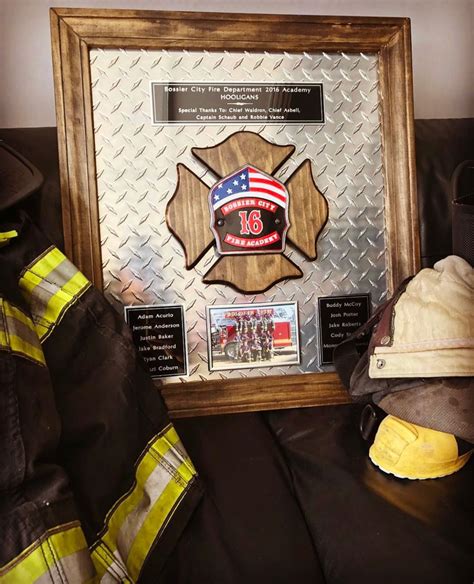 Retirement Plaques, Firefighter Retirement, Turnout Gear, Waldron, Bossier City, Fire Rescue ...