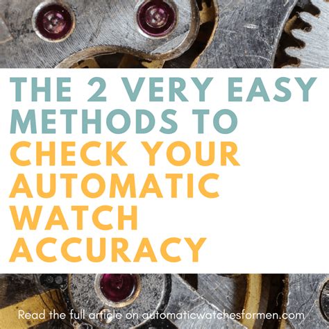 Easy Method to Check Automatic Watch Accuracy | Automatic Watches For Men