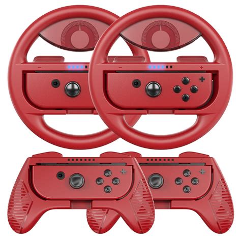 Buy COODIO Switch Joy-Con Wheel and Grip, Switch Racing Wheel, Joy-Con ...