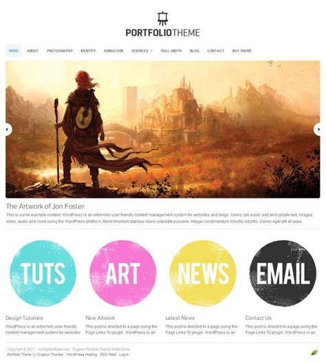 10 best WordPress Themes for an Artist Portfolio | TerraNetwork ...