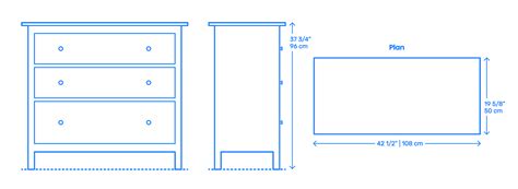 IKEA Hemnes 3-Drawer Chest Dimensions & Drawings | Dimensions.com