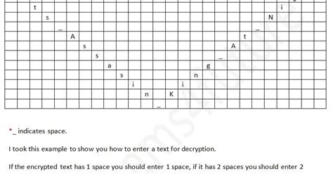 All C Programs: Program 223:Decryption of Rail Fence Cipher using C