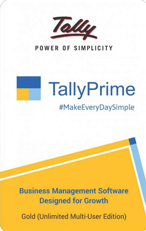 Tally Prime Gold - Tally software price