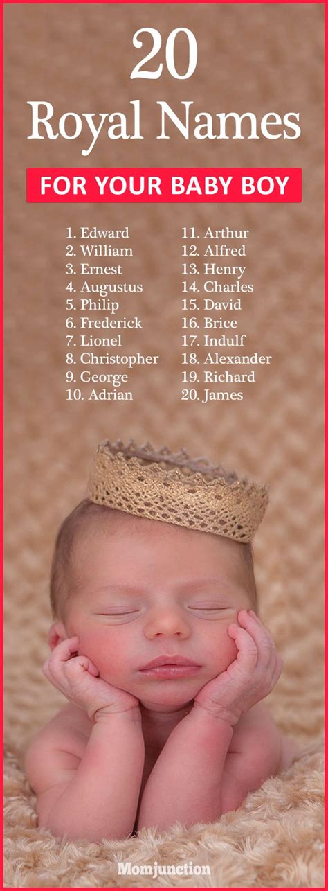 20 Royal Names For Your Baby Boy | Royal baby girl names, Royal names ...