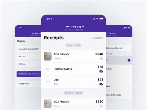 Smart Receipts – iOS/Android App by Oleg Fimushkin on Dribbble