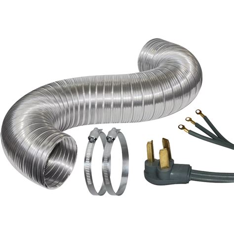 Certified Appliance 5 Ft. Dryer Duct Kit With 6 Ft. 3 Wire Cord ...