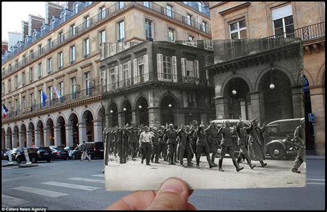 Then and now: Incredible composite images compare iconic Paris ...