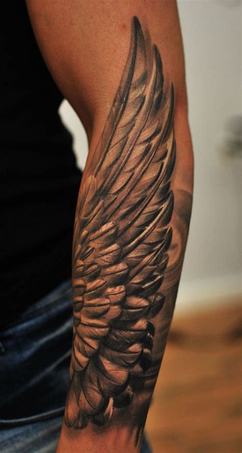 Forearm Wing Tattoo Designs, Ideas and Meaning - Tattoos For You