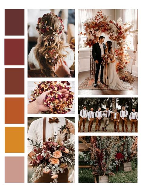 Autumn Wedding Palette - Here Comes the Bride | Fall wedding color ...