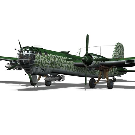 3d heinkel he-177 a-5 - model