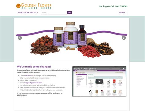 Golden Flower Chinese Herbs Launches New Customer Site