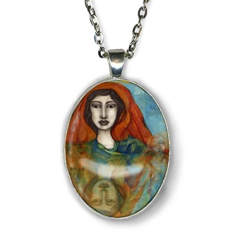 Freyja Goddess of Love and Sensuality Pendant Goddess Wearable Art ...