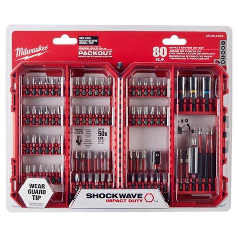 Milwaukee SHOCKWAVE PACKOUT Impact Screwdriver Bit Set (100-Piece) | lupon.gov.ph