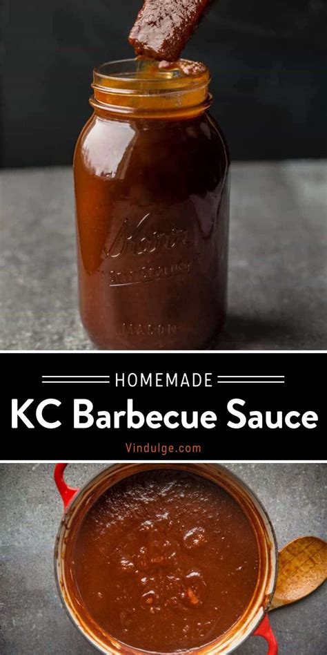 Easy Kansas City BBQ Sauce Recipe - Vindulge