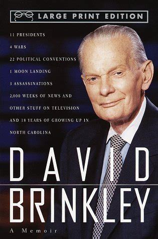 David Brinkley: A Memoir - Brinkley, David: 9780679765066 - AbeBooks