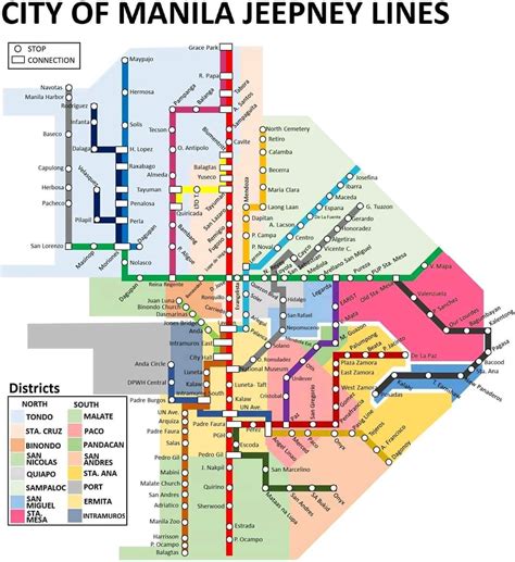 A Map of Manila's Jeepney Lines : r/Philippines