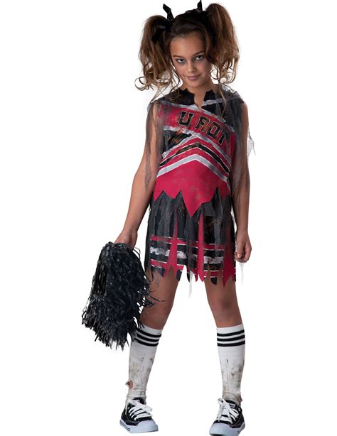 Costume da ragazza pompon zombie per bambina - Vegaoo