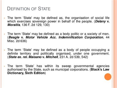 Article 12: State (Definition of State)